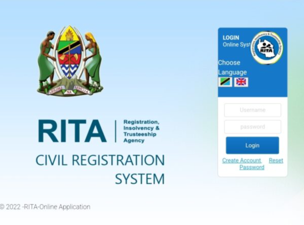 Uthibitishaji wa Cheti cha Kuzaliwa RITA kwa Mkopo HESLB 2024/2025 Online