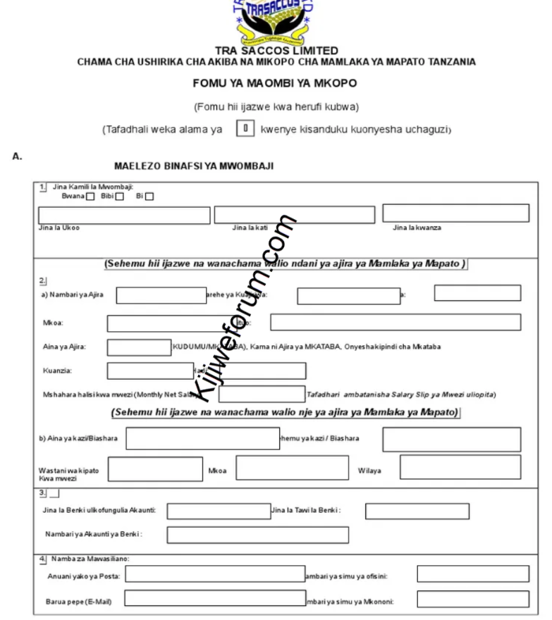 Fomu ya Kuomba Mkopo HESLB 2024/2025